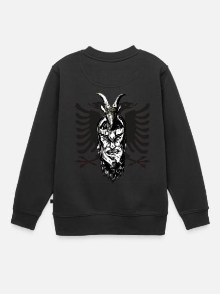 Skenderbeg Albanie Kosovo Idée cadeau - Sweat Premium enfant bio - noir