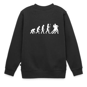 Professeur de danse Evolution Danse école de danse Danseur couple - Sweat Premium enfant bio - noir - Dos - AI Model Kid Female (0cm)