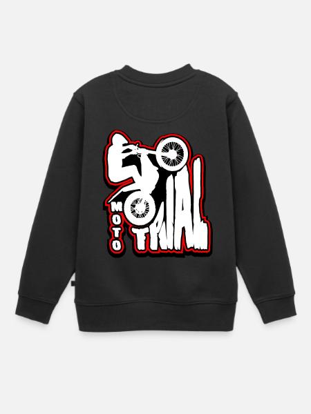 Riders of Moto Trial - Kids Premium Organic Sweatshirt - black
