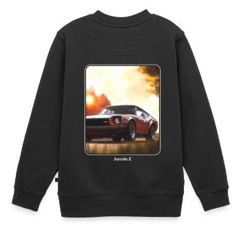 japanisches Auto - der Joyride Z - JDM - Kinder Premium Organic Sweatshirt - Schwarz - Hinten - AI Model Kid Female (0cm)