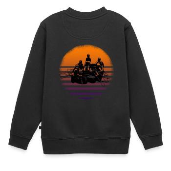 Rafting - Sweat Premium enfant bio - noir - Dos - AI Model Kid Female (0cm)