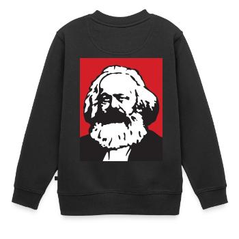 Karl Marx - Sweat Premium enfant bio - noir - Dos - AI Model Kid Female (0cm)