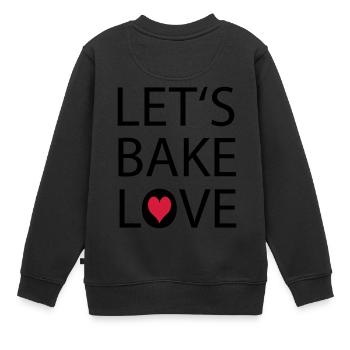 Cuisson - Sweat Premium enfant bio - noir - Dos - AI Model Kid Female (0cm)