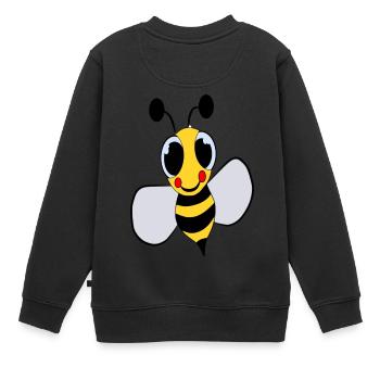Flotte géante - Sweat Premium enfant bio - noir - Dos - AI Model Kid Female (0cm)