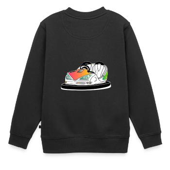 Autoscooter Bumpr Kirmes Fahrgeschäft Boxauto Kirm - Kinder Premium Organic Sweatshirt - Schwarz - Hinten - AI Model Kid Female (0cm)