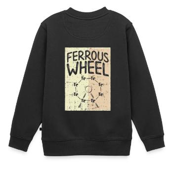 La grande roue de la chimie ! - Cadeau - Sweat Premium enfant bio - noir - Dos - AI Model Kid Female (0cm)