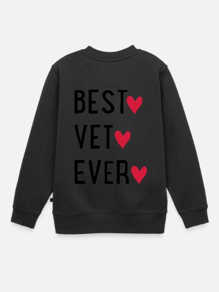Vétérinaire - Sweat Premium enfant bio - noir