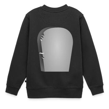 hallowee N801 - Sweat Premium enfant bio - noir - Dos - AI Model Kid Female (0cm)