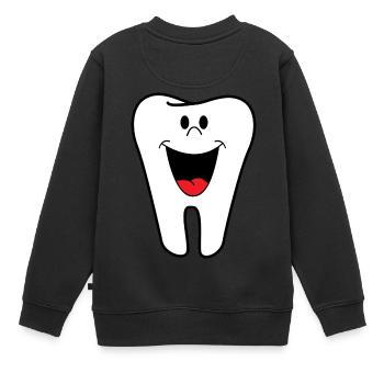 Dent - Sweat Premium enfant bio - noir - Dos - AI Model Kid Female (0cm)