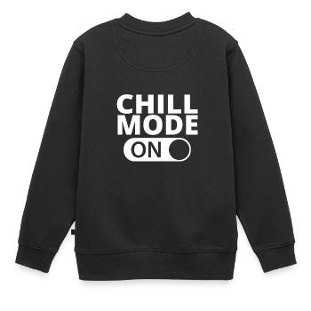 MODE SUR ELEVE - Sweat Premium enfant bio - noir - Dos - AI Model Kid Female (0cm)