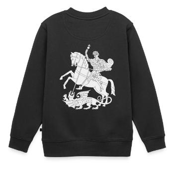 glisser 22 - Sweat Premium enfant bio - noir - Dos - AI Model Kid Female (0cm)