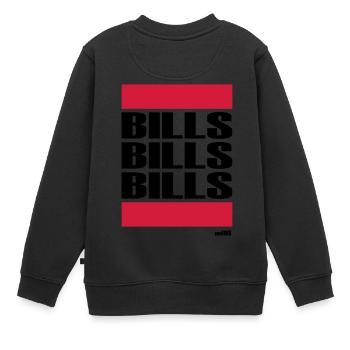 FACTURES FACTURES FACTURES - Sweat Premium enfant bio - noir - Dos - AI Model Kid Female (0cm)