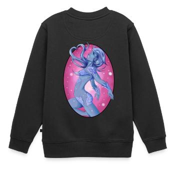 Danse froide - Sweat Premium enfant bio - noir - Dos - AI Model Kid Female (0cm)