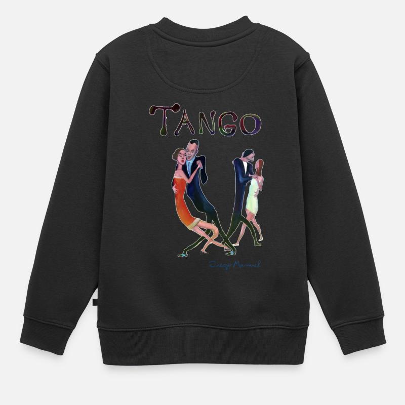 Tango de gala - Sweat Premium enfant bio - noir