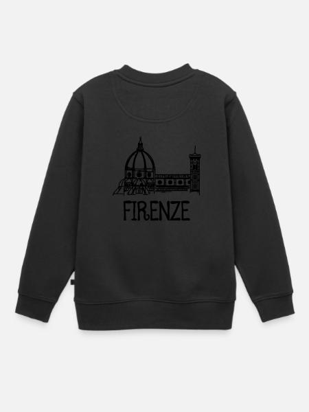 Florence - Sweat Premium enfant bio - noir