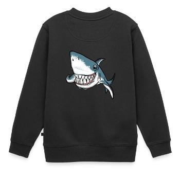 Tauch Dive Shark Hai - Sweat Premium enfant bio - noir - Dos - AI Model Kid Female (0cm)