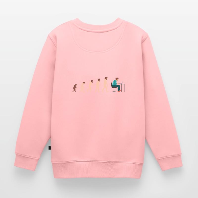 Evolution Developer Programmer Geschenkidee Kinder Premium Organic Sweatshirt