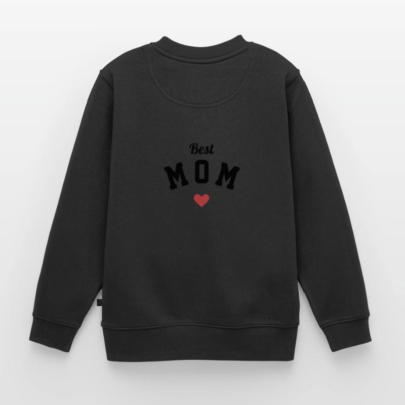 Beste Mutter, Herz, Muttertag, Mutter Kinder Premium Organic Sweatshirt