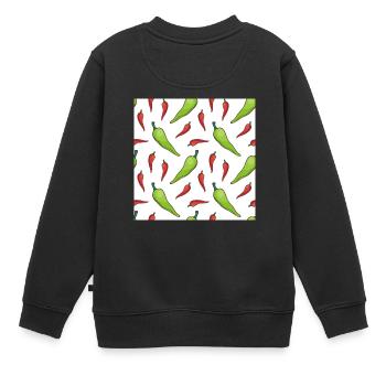 Jardinage Cou Gaiter Cayenne Poivre Jardin Cou - Sweat Premium enfant bio - noir - Dos - AI Model Kid Female (0cm)