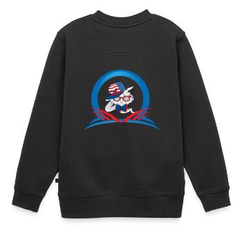 COOL COOL - Sweat Premium enfant bio - noir - Dos - AI Model Kid Female (0cm)