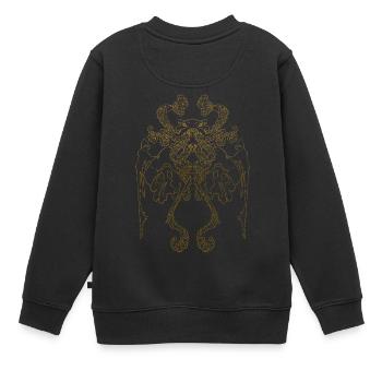Cthulhu! - Sweat Premium enfant bio - noir - Dos - AI Model Kid Female (0cm)