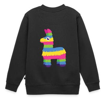 Pinata - Figur - Fiesta - Kinder Premium Organic Sweatshirt - Schwarz - Hinten - AI Model Kid Female (0cm)