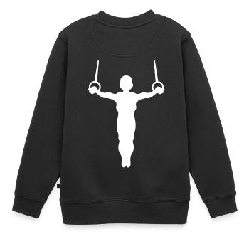 Gymnastics Gymnastics Acrobatics Gymnastics Sport - Kids Premium Organic Sweatshirt - black - Back - AI Model Kid Female (0cm)