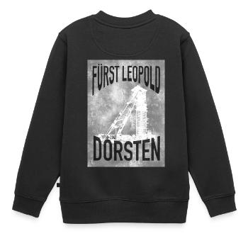 Zeche Fürst Leopold Dorsten Bergwerk Bergbau - Kinder Premium Organic Sweatshirt - Schwarz - Hinten - AI Model Kid Female (0cm)