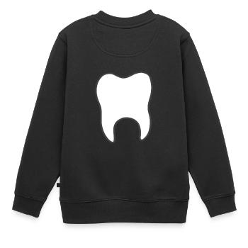 dent - Sweat Premium enfant bio - noir - Dos - AI Model Kid Female (0cm)