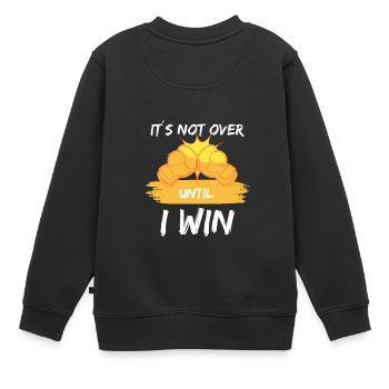 Boxer Boxen Herausforderer Ehrgeiz Positiv - Kinder Premium Organic Sweatshirt - Schwarz - Hinten - AI Model Kid Female (0cm)