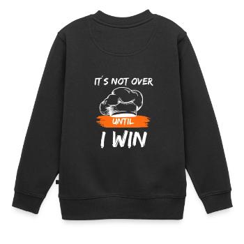 Sternekoch Koch Küche Kochen Antrieb Ehrgeiz - Kinder Premium Organic Sweatshirt - Schwarz - Hinten - AI Model Kid Female (0cm)