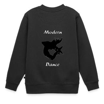moderner Tanzstil 2 - Kinder Premium Organic Sweatshirt - Schwarz - Hinten - AI Model Kid Female (0cm)