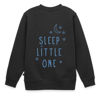 Sleep Little One - Schlaf gut Baby - Kinder Premium Organic Sweatshirt - Schwarz - Hinten - AI Model Kid Female (0cm)