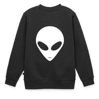 Alien - Sweat Premium enfant bio - noir - Dos - AI Model Kid Female (0cm)