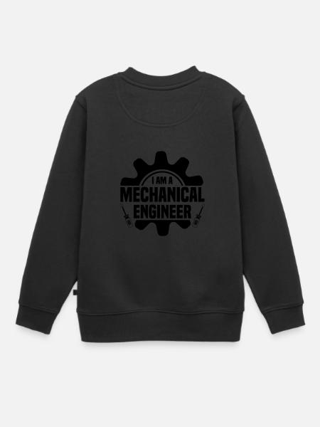 I am a mechanical engineer - Sweat Premium enfant bio - noir
