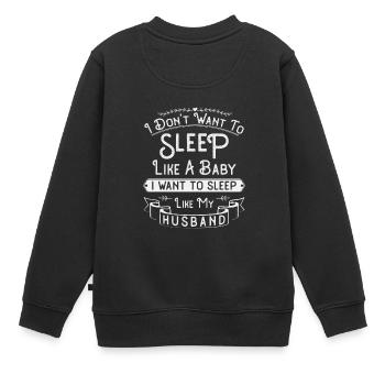 Vie hilarante de maman disant des conceptions de citation pour les femmes - Sweat Premium enfant bio - noir - Dos - AI Model Kid Female (0cm)