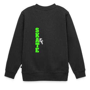 Patinage artistique patinage - Sweat Premium enfant bio - noir - Dos - AI Model Kid Female (0cm)