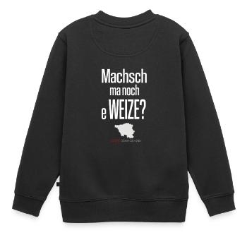 Saarland Saarländer Spruch saarländisch Geschenk - Kinder Premium Organic Sweatshirt - Schwarz - Hinten - AI Model Kid Female (0cm)