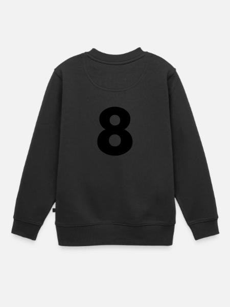 8 - Sweat Premium enfant bio - noir