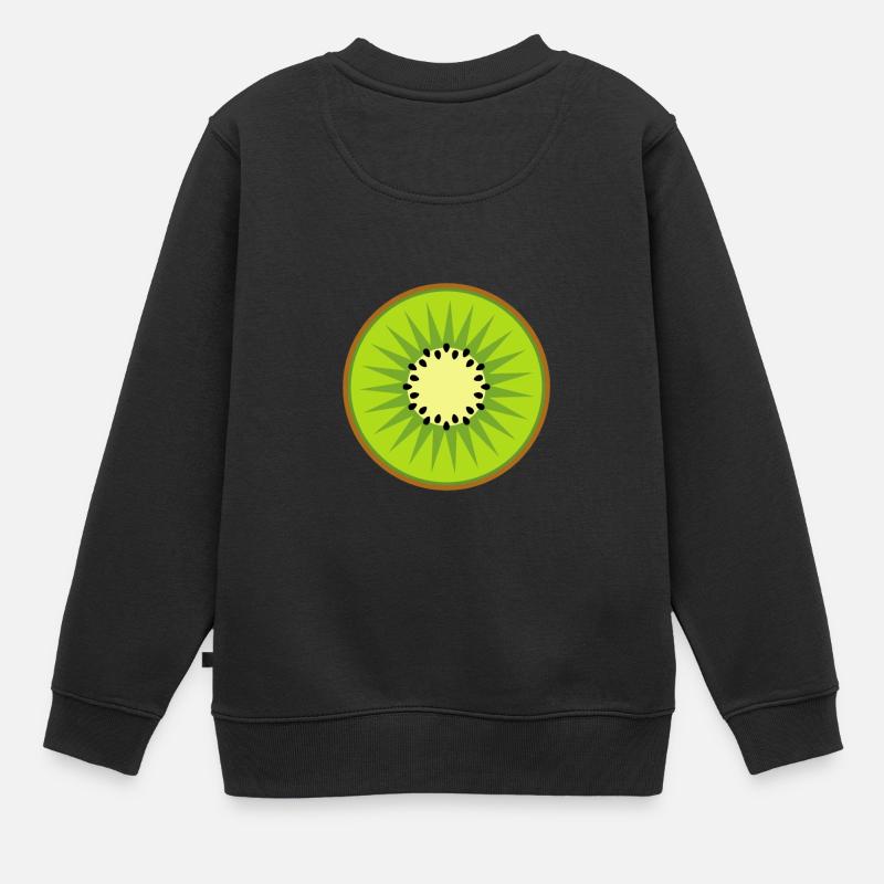 kiwi - Sweat Premium enfant bio - noir