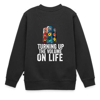 Autoradio für Audio-Installateur-Lautsprecher Autobass - Kinder Premium Organic Sweatshirt - Schwarz - Hinten - AI Model Kid Female (0cm)