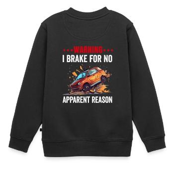 Neue Fahrschüler Mädchen Frauen Mutter Tochter - Kinder Premium Organic Sweatshirt - Schwarz - Hinten - AI Model Kid Female (0cm)