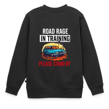 Neue Fahrschüler Mädchen Frauen Mutter Tochter - Kinder Premium Organic Sweatshirt - Schwarz - Hinten - AI Model Kid Female (0cm)