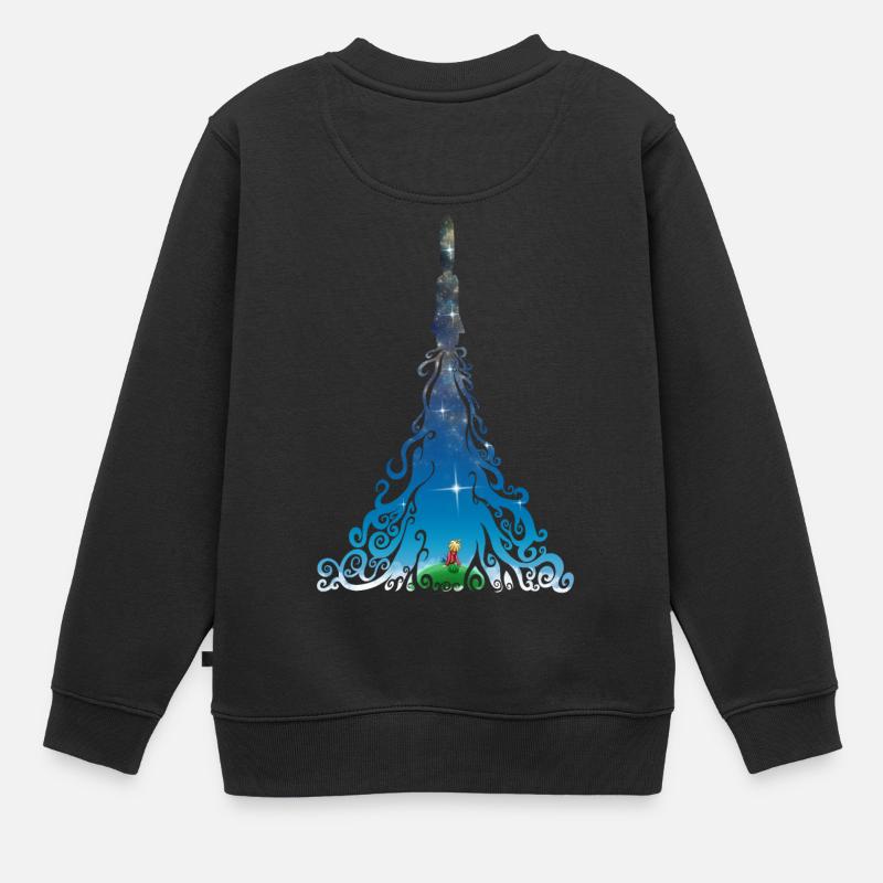 Rocket dreams - Kinder Premium Organic Sweatshirt - Schwarz