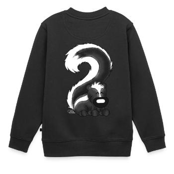 Stinkerchen - Kinder Premium Organic Sweatshirt - Schwarz - Hinten - AI Model Kid Female (0cm)