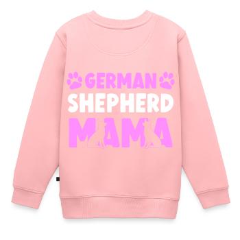 Berger allemand Mama Mère - Sweat Premium enfant bio - rose - Dos - AI Model Kid Female (0cm)
