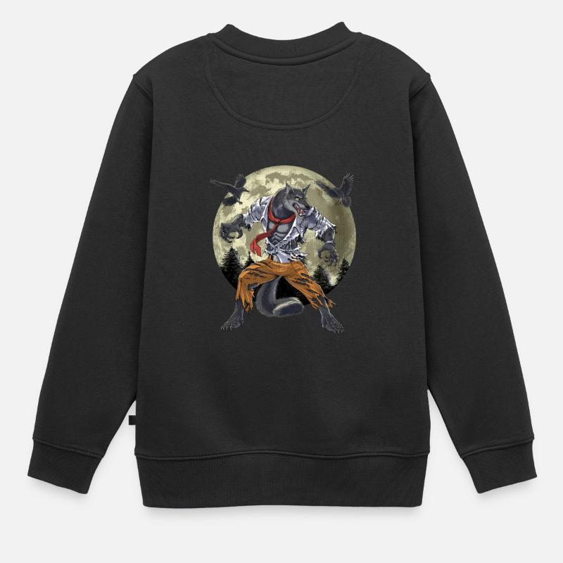 Werewolf - Kids Premium Organic Sweatshirt - black