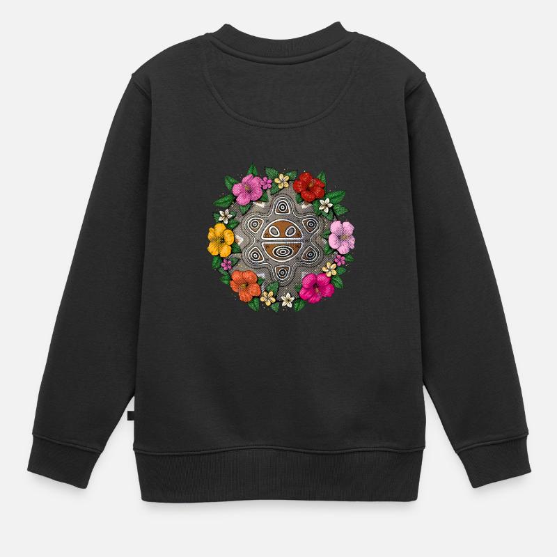 Taino Sun - Kids Premium Organic Sweatshirt - black
