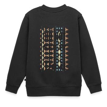 si les flics na pas le voir - Sweat Premium enfant bio - noir - Dos - AI Model Kid Female (0cm)