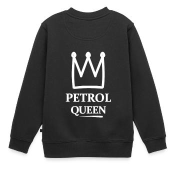 Drôle - La reine de l’essence - Sweat Premium enfant bio - noir - Dos - AI Model Kid Female (0cm)